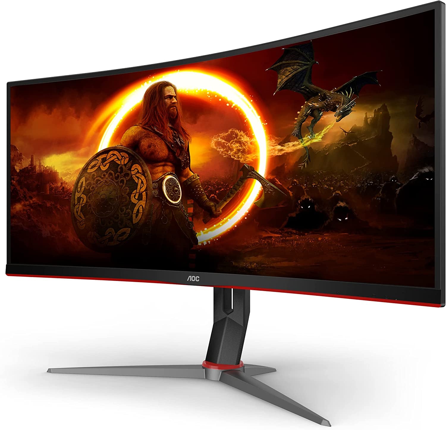  AOC CU34G2X 34” Ultra‑Wide Curved Gaming Monitor – QHD 144Hz